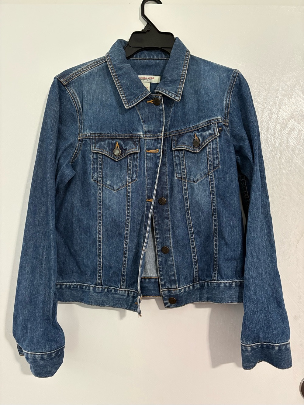 Abercrombie & Fitch Medium Blue Denim Jean Jacket